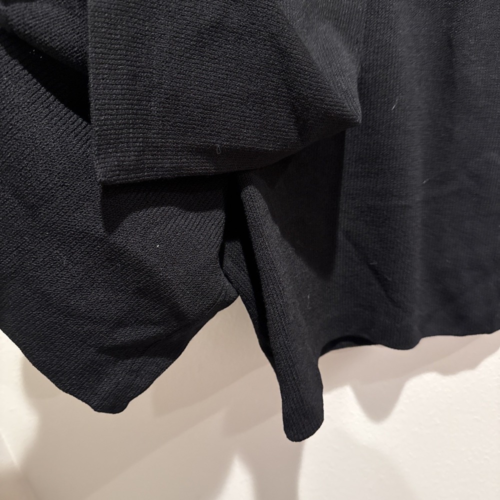 St John Marie Gray Skort Skirt Shorts‎ Pull On Black Size 6 Wool Rayon Classic - Picture 3 of 9